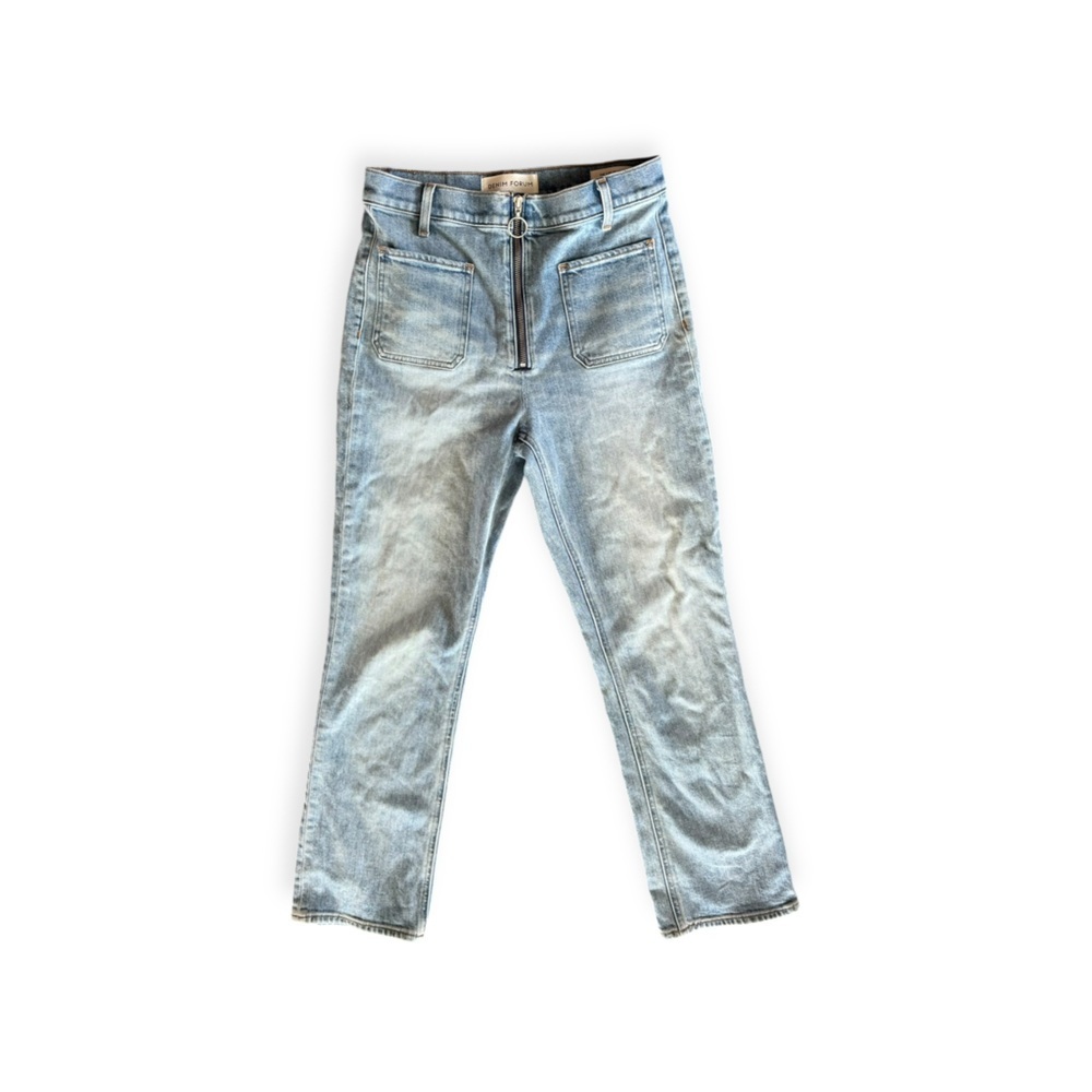 Denim Forum The Just Peach Straight jeans denim Sz 28